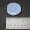 1 Pieces Angelite Pocket Palm Stone MEDIUM (Smooth Polished Stone, Worry Stone) view 3