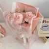 10 Pcs Clear Gift Bags With Handles, Reusable Flower Bouquet Gift Bags Flower Wrapping Plastic Bags Tote Shopping Bags Crafts Wrapping Bags Snack Goodie Bags Party Favor Bags view 4