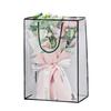 10 Pcs Clear Gift Bags With Handles, Reusable Flower Bouquet Gift Bags Flower Wrapping Plastic Bags Tote Shopping Bags Crafts Wrapping Bags Snack Goodie Bags Party Favor Bags view 1