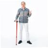 Adjustable Walking Cane Alloy Elderly Walking Cane Trekking Poles Adjustable Portable Mobility Men Old People Red view 4