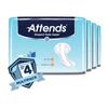 Attends Shaped Pads Super Unisex Incontinent Pad Contoured 13 X 27.2 Inch SPSA, 80 Ct view 4