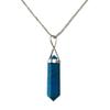 VIE Double Point Pencil Pendant, Silver Chain (Turquoise (Dyed Howlite)) view 1