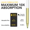 Vitamin D3 K2 Liquid Drops 5000 IU (4oz) Maximum Strength Vitamin D, K, MCT Oil & Omega 3 Bone, Heart, Joint, Muscle Support Supplement. Fast Absorption Formula. 4 in 1 Complex Formula Non-GMO view 2