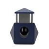 Colibri Quasar Premium 2-in-1 Desk Cutter - Ergonomic Dual V-Cut and Straight Cut, Spring-Loaded Stainless Steel Blade, Ideal for 60+ Ring Gauge Cigars - Gift for Cigar Enthusiasts (Metallic Navy) view 3