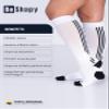 BE SHAPY Calf Compression Sports Sleeve Medias de Compresin 2 Pack view 4