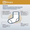 BE SHAPY Sports Socks Calf Compression Athletic Sleeve Medias de Compresin 2 Pack view 2