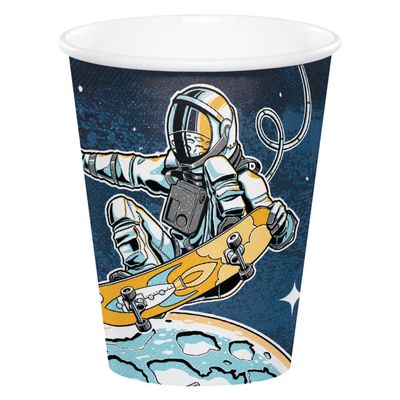 Hoffmaster Group, Inc. PC360513 Paper Cups Cups-256ml | Space Skater | Pack of 8