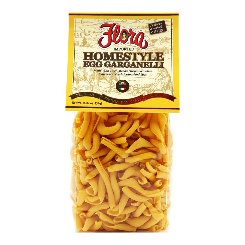 Flora Fine Foods Organic Homestyle Pasta (Homestyle Egg Garganelli)