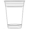 [100 Count 16 oz.] Plastic Cups - 16oz PET Plastic Cups - Crystal Clear Cups Disposable Party Cups - Disposable Travel ToGo Cups for Water, Beer, Booze, Smoothie Ice Coffee - Large Cold Drink Cups view 3