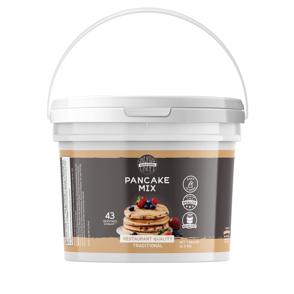 Birch & Meadow 1 Gallon Pancake Mix, Delicious, Fluffy & Soft