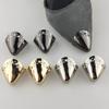 3 Pairs Shoe Toe Head Metal Protector High Heel Tip Cap Cover Pump Decorations Charms Repair Accessories view 2