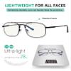 Eyekepper 3 Levels Vision Multifocus Reading Glasses UV Protection Progressive Readers Men Women Bendable Memory Frame view 3