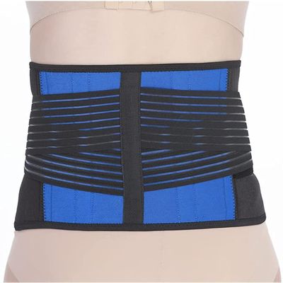 YOODODO S-6XL Lower Lumbar Back Brace Support Belt,Pain Relief Massage Band for Herniated Disc Sciatica and Scoliosis for Men Women Back Braces(Small)