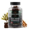BUCKLEBURY Wild Crafted Irish Sea Moss Gummies with Bladderwrack & Burdock Root - Natural Chewable Multivitamin Vegan Sea Moss Gummies for Immune, Thyroid & Digestive Support - 60 Count view 1