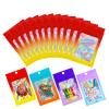 100 Pcs Holographic Bags Packaging,3.5x4.7 inch Smell Proof Mylar Resealable Mini Ziplock Pouch Bags for Small Business Makeup Jewlery Food Storage view 1