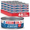 Bumble Bee Solid White Albacore Tuna in Oil, 5 oz Can (Pack of 48) - Wild Caught Tuna - 28g Protein per Serving, High in Omega-3s - Non-GMO Project Verified, Gluten Free, Kosher view 1