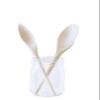 Compostable Forks Eco Friendly Cutlery 6.5 inch - CPLA Heat Resistant Disposable Utensils and Durable Cornstarch Bio Based Plastic Biodegradable Cutlery (50) view 3