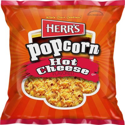 Herr's Popcorn Hot Cheese 0.5/8 Oz (Pack of 30)