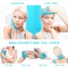 Gel Ice Pack Ice Bag with Strap-Reusable Hot & Cold Pack Compress Therapy for Pain, Swelling,Injuries of Knee, Shoulder, Foot, Back, Ankle, Neck, Hip, Elbow,Wisdom Tooth (Blue-2Pack) view 2