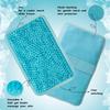 Gel Ice Pack Ice Bag with Strap-Reusable Hot & Cold Pack Compress Therapy for Pain, Swelling,Injuries of Knee, Shoulder, Foot, Back, Ankle, Neck, Hip, Elbow,Wisdom Tooth (Blue-2Pack) view 4