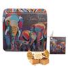 Gardiners of Scotland Handmade Fudge, Steven Brown - Allan & Jackie McZoo Clotted Cream Fudge 7 Ounce Square Tin view 1