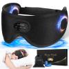 LC-dolida Sleep Headphones, White Noise Bluetooth Sleep Mask 3D Wireless Timing Eye Mask for Sleeping, Sleep Mask with Bluetooth Headphones for Side Sleepers Travel Yoga, Cool Gadgets for Men Women view 1