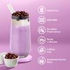 J WAY Instant Boba Bubble Pearl Taro Milk Tea Kit with Authentic Brown Sugar Tapioca Boba, Ready in Under One Minute, Paper Straws Included - 6 Servings view 3
