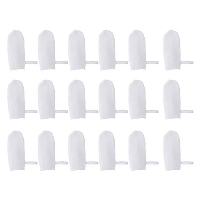 Milisten Disposable Toothbrush Toothbrush 1 Set 18Pcs Infant Tongue Cleaner Gauze Disposable Infant Clean Mouth Gum (White) Teeth Cleaner Cleaning Tools