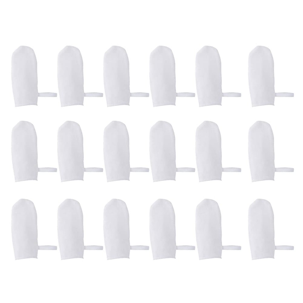 Milisten Disposable Toothbrush Toothbrush 1 Set 18Pcs Infant Tongue Cleaner Gauze Disposable Infant Clean Mouth Gum (White) Teeth Cleaner Cleaning Tools