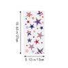 Ruluti 100pcs American Independence Day Party Cellophane Bags Plastic Clear Candy Gift Bags for Cookies Supplies view 2