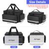 LEFORZ Home Health Nurse Bag Medical Bag Empty First Aid Storage with Detachable Divider Medical Supplies Bag for Nursing Student,Therapist,Doctors view 3