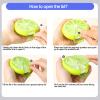 Ranvi Portable Pocket Swivel Pill Box 7 Days Weekly Pills Vitamin Small Jewelry Container Storage Dispenser, Cute Fruit Style(Pink) view 3
