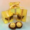 COTOPHER 25pcs Wedding Favor Boxes, Paper Gift Boxes 3x3x3 Inches Small Gift Boxes with Ribbons Small Boxes for Gifts, Crafting, Cupcake, Candy, Bridesmaid Proposal Boxes view 2