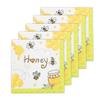 Dulousia Bumble Bee Party Napkins, Disposable Yellow Bee Honeycomb Paper Dinner Napkins for Baby Gender Reveal, Happy Bee Day, Summer Picnic, Bee Birthday, Baby Shower, Unfolded 13x13in, 40 Count view 1
