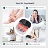 RIGHTMELL Foot Spa Bath Massager with Heat, Epsom Salt,Bubbles, Vibration and Red Light, Tub for Stress Relief,Foot Soaker, Christmas Gifts Birthday Gifts for Mom Dad Women Men Her Him view 4