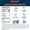 Bare Bones Bone Broth Instant Powdered Mix | Rich Savory Packets on-the-Go No Artificial Flavors | Non-GMO Gluten-Free Dairy-Free Keto & Paleo Friendly | 15g Sticks 10g Protein | Ramen | 4 Pack view 2