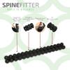 Spinefitter by Sissel, Back Stretcher, Back Cracker for Upper & Lower Back Relief, Spine Decompressor, Spinal Decompression for Back Relief, Posutre Corrector, Ideal for Pilates & Yoga, Black view 4