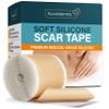 NUVADERMIS Silicone Scar Sheets for Surgical Scars - 120" x 1.5" Roll - Medical Grade Silicone Scar Tape and Face Tape for Wrinkles, Keloid Scars, and Hypertrophic Scars - Reusable - 1 Pack view 1