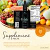 Balanced Health Folate Drops - 120 Servings, 2oz, Butterscotch Flavor, 500mcg L-5-MTHF Folic Acid Supplement view 4