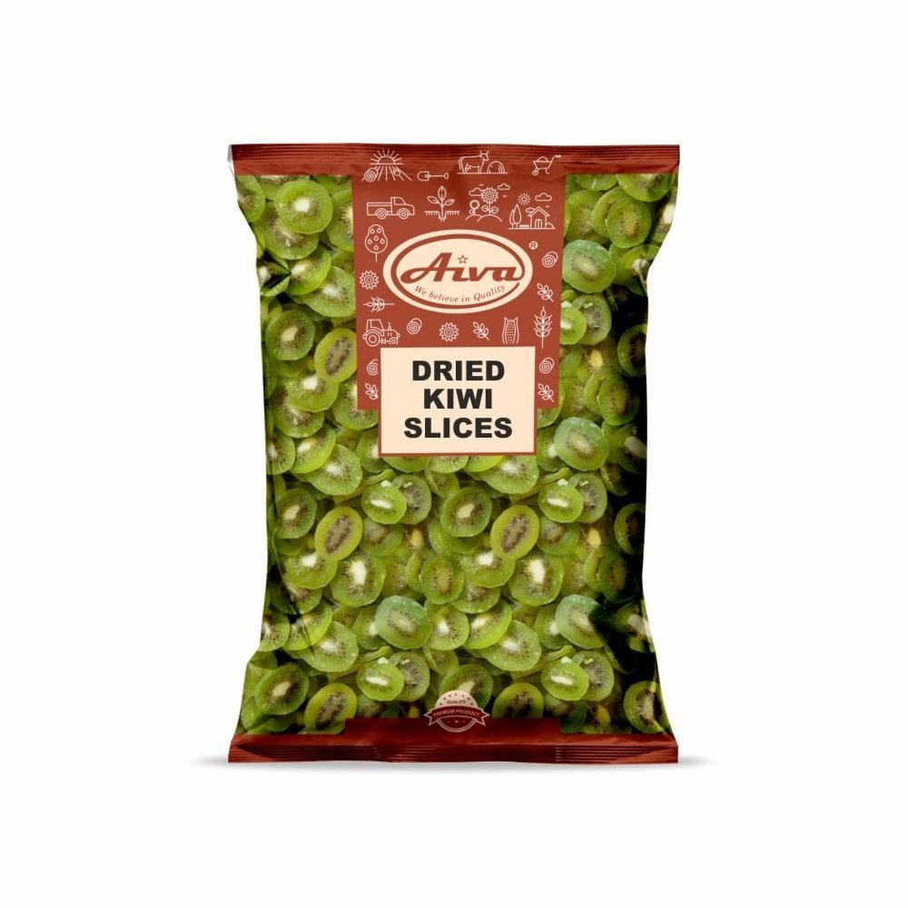Aiva Dried Kiwi Fruit Slices 2 LB Bulk | Lightly Sweetened Snack for Baking, Cooking, and On-the-Go Treats