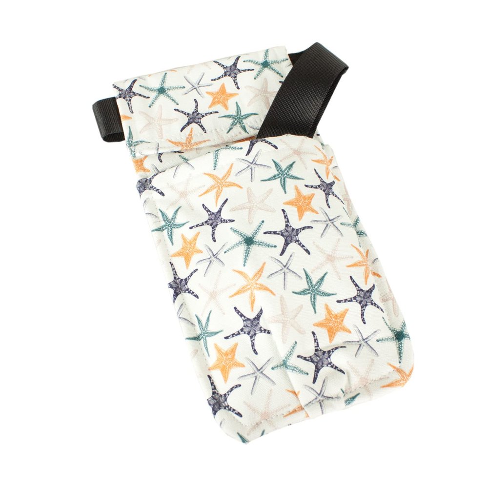 Appease Massage Lotion Bottle Holster - Fun and Stylish Washable Holsters - 100% Cotton Duck Cloth - Removable Belt, Use Ours or Your Own. Our Belt Fits 26-44 Inch Waists - Starfish