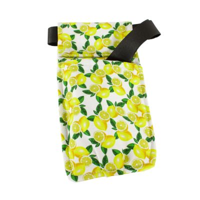 Appease Massage Lotion Bottle Holster - Fun and Stylish Washable Holsters - 100% Cotton Duck Cloth - Removable Belt, Use Ours or Your Own. Our Belt Fits 26-44 Inch Waists - Lemoncello