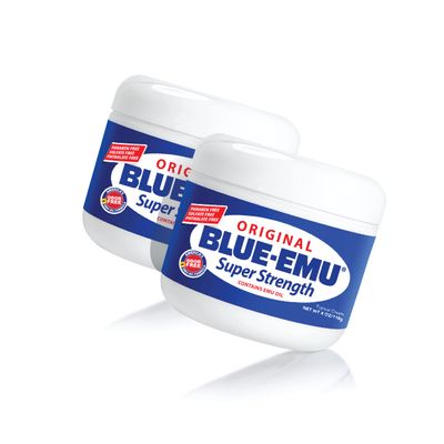 BLUE-EMU Original Super Strength Cream, Soothing Muscle & Joint Support, 4 Oz, 2 Pack