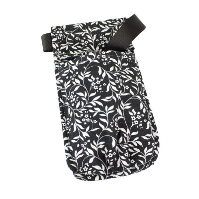 Appease Massage Lotion Bottle Holster - Fun and Stylish Washable Holsters - 100% Cotton Duck Cloth - Removable Belt, Use Ours or Your Own. Our Belt Fits 26-44 Inch Waists - Midnight Floral
