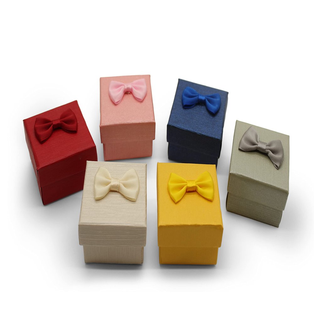 12 Pretty Wrapping Boxes for Hand Watch by FELANA'S | Dimensions: 5 x 5 x 3 cm - 1.97 x 1.97 x 1.18 in | Cute and Elegant Wrapping Present Box for Weddings, Parties, Christmas, Celebrations | Wrap a Beautiful Present for Someone Special