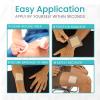 ViveCare Silicone Foam Dressing 4x4 with Border Adhesive - Bed Sore Bandage Foam Wound Dressing - Silicone Bordered Foam Dressing with Adhesive Border - Pressure Sore & Ulcer Wound Patches (5 Pack) view 3