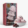 Triple Scoop - Premium Cherry Choc Chip Ice Cream Mix For Ice Cream Maker. Simple, Easy, Delicious. From Gourmet Mix To Maker in 5 Min, Makes 2 Creamy Qrts, Made in USA (1 Pack, Cherry Choc Chip) view 1