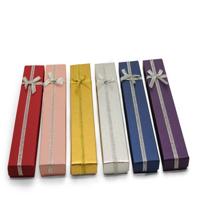 6 Pretty Wrapping Boxes for Hand Watch by FELANA'S | Dimensions: 21 x 4 x 3 cm - 8.27 x 1.57 x 1.18 in | Cute and Elegant Wrapping Present Box for Weddings, Parties, Christmas, Celebrations | Wrap a Beautiful Present for Someone Special