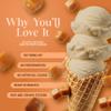Triple Scoop - Premium Salted Caramel Ice Cream Mix For Ice Cream Maker. Simple, Easy, Delicious. From Gourmet Mix To Maker in 5 Minutes, Makes 2 Creamy Quarts, Made in USA (1 Pack, Salted Caramel) view 3