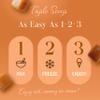 Triple Scoop - Premium Salted Caramel Ice Cream Mix For Ice Cream Maker. Simple, Easy, Delicious. From Gourmet Mix To Maker in 5 Minutes, Makes 2 Creamy Quarts, Made in USA (1 Pack, Salted Caramel) view 4